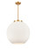 Ballston LED Pendant in Satin Gold (405|221-3S-SG-G121-18-LED)