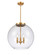 Ballston LED Pendant in Satin Gold (405|221-3S-SG-G122-18-LED)