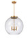 Ballston LED Pendant in Satin Gold (405|221-3S-SG-G124-18-LED)