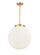 Franklin Restoration LED Pendant in Satin Gold (405|221-3S-SG-G201-16-LED)