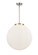 Franklin Restoration Three Light Pendant in Brushed Satin Nickel (405|221-3S-SN-G201-18)