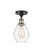 Ballston LED Semi-Flush Mount in Black Antique Brass (405|516-1C-BAB-G652-6-LED)