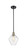 Ballston One Light Mini Pendant in Black Antique Brass (405|516-1S-BAB-G654-8)