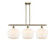 Ballston LED Island Pendant in Antique Brass (405|516-3I-AB-G651-12-LED)