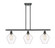 Ballston LED Island Pendant in Matte Black (405|516-3I-BK-G652-8-LED)