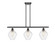 Ballston Three Light Island Pendant in Oil Rubbed Bronze (405|516-3I-OB-G654-8)