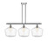 Ballston Three Light Island Pendant in Polished Chrome (405|516-3I-PC-G654-12)