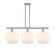 Ballston LED Island Pendant in Polished Nickel (405|516-3I-PN-G651-12-LED)