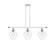 Ballston LED Island Pendant in White Polished Chrome (405|516-3I-WPC-G652-8-LED)