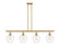 Ballston Four Light Island Pendant in Satin Gold (405|516-4I-SG-G652-8)