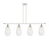 Ballston Four Light Island Pendant in White Polished Chrome (405|516-4I-WPC-G654-7)