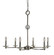 Pirouette Six Light Chandelier in Polished Nickel (8|3108 PN)