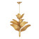 Banana Leaf 12 Light Chandelier in Gold (137|901C12GO)
