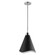 Tango One Light Pendant in Matte Black / Polished Nickel (72|60-7475)