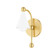 Hikari One Light Wall Sconce in Aged Brass/Soft White (428|H681101-AGB/SWH)