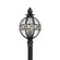 Campanile Three Light Post Lantern in French Iron (67|P5006-FRN)