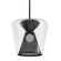 Berlin One Light Pendant in Soft Black (67|F5853-SBK)
