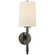 Edie One Light Wall Sconce in Bronze (268|TOB 2740BZ-L)