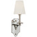 Verona One Light Wall Sconce in Polished Nickel (268|TOB 2330PN-L)