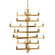 Andre 28 Light Chandelier in Brass (142|9000-0920)