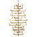 Andre 52 Light Chandelier in Brass (142|9000-0918)