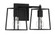 Dunn Two Light Vanity in Flat Black (46|12113FB2)