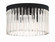 Emory Four Light Flush Mount in Black Forged (60|EMO-5400-BF)
