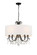 Othello Five Light Chandelier in Matte Black (60|6625-MK-CL-MWP)