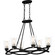 Overlook Six Light Island Chandelier in Earth Black (10|OLK632EK) Overlook Six Light Island Chandelier in Earth Black (10|OLK632EK)