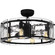 Fortress Four Light Fandelier in Earth Black (10|FTS3124EK)