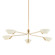 Sacramento Five Light Chandelier in Patina Brass (67|F8163-PBR/SSD)