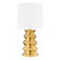 Zoe One Light Table Lamp in Aged Brass Ceramic Gold (428|HL617201B-AGB/CGD)