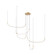 Talis LED Pendant in Brushed Gold (347|MP89570-BG)