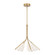 Mulberry LED Chandelier in Brushed Gold/Light Guide (347|CH62628-BG/LG)
