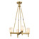 Lucian Four Light Pendant in Vintage Brass/Alabaster (452|PD338422VBAR)