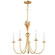 Paloma Five Light Chandelier in Gold Leaf (16|2885GL)