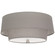 Decker Two Light Flushmount in Polished Nickel (165|SG144)