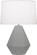 Delta One Light Table Lamp in Matte Smoky Taupe Glazed Ceramic w/Polished Nickel (165|MST97)