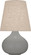 Small June One Light Accent Lamp in Matte Smokey Taupe Glazed Ceramic (165|MST91)