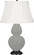 Double Gourd One Light Table Lamp in Matte Smoky Taupe Glazed Ceramic (165|MST56)