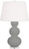 Triple Gourd One Light Table Lamp in Matte Smoky Taupe Glazed Ceramic w/Lucite (165|MST43)