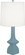 Jasmine One Light Table Lamp in MATTE STEEL BLUE GLAZED CERAMIC (165|MOB10)