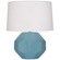 Franklin One Light Table Lamp in Matte Steel Blue Glazed Ceramic (165|MOB01)