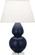 Double Gourd One Light Table Lamp in Matte Midnight Blue Glazed Ceramic w/Lucite Base (165|MMB62)