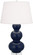 Triple Gourd One Light Table Lamp in Matte Midnight Blue Glazed Ceramic w/Lucite Base (165|MMB43)