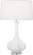 Pike One Light Table Lamp in Matte Lily Glazed Ceramic w/Lucite Base (165|MLY96)
