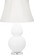 Double Gourd One Light Table Lamp in Matte Lily Glazed Ceramic w/Lucite Base (165|MLY61)