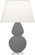 Double Gourd One Light Table Lamp in Matte Ash Glazed Ceramic w/Lucite Base (165|MCR62)