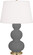 Triple Gourd One Light Table Lamp in Matte Ash Glazed Ceramic w/Antique Brass (165|MCR40)