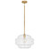 Horizon One Light Pendant in Modern Brass w/ Clear Glass (165|CL65)
